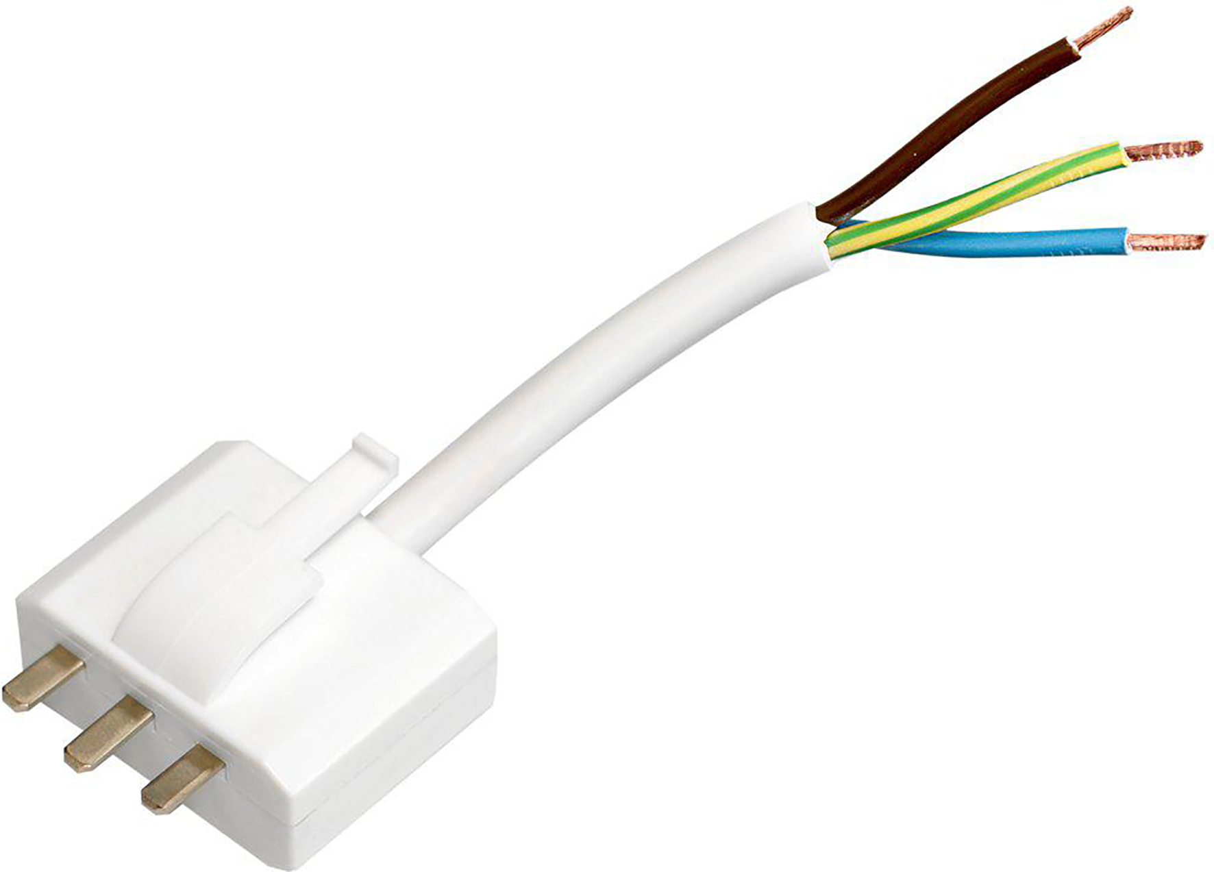 Takkontakt DCL 20cm kabel Jord