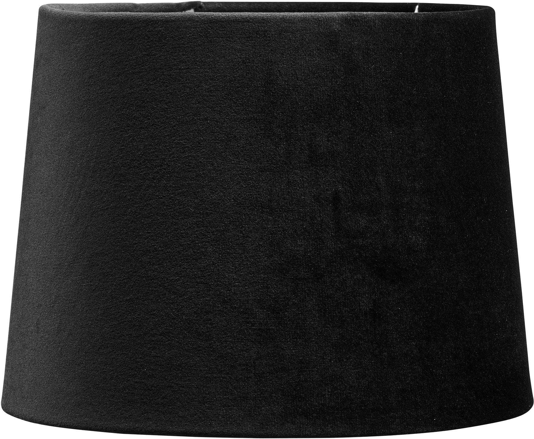 Lampskärm Sammet Sofia Svart 30 cm
