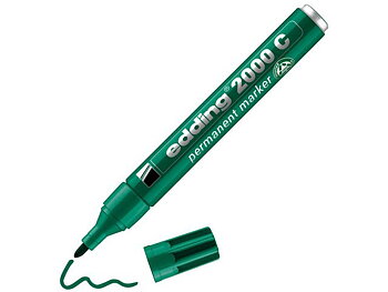 Märkpenna EDDING 2000C grön