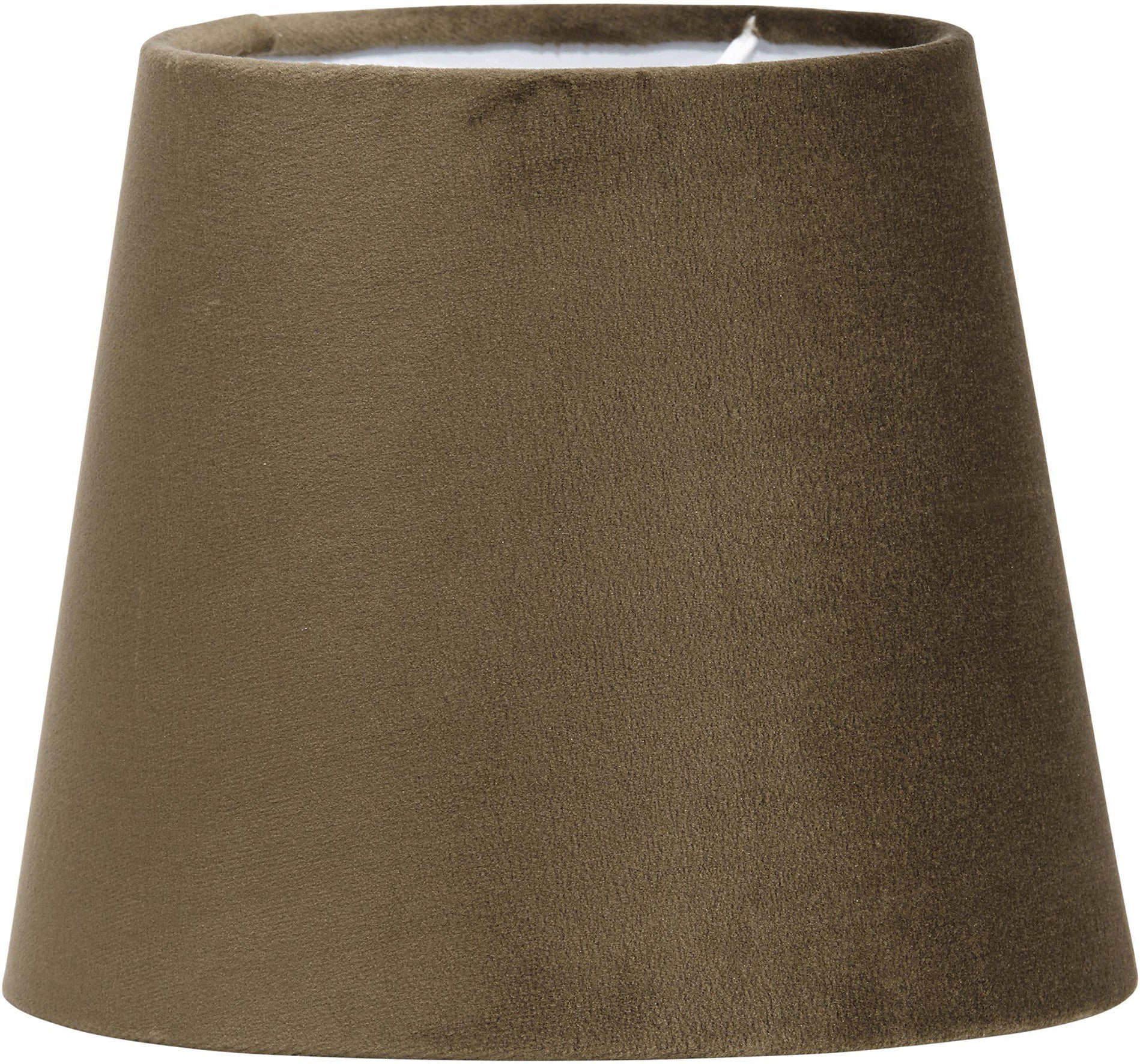 Lampskärm Sammet Mia Brun 17 cm