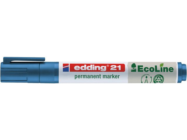Märkpenna EDDING Ecoline 21 blå