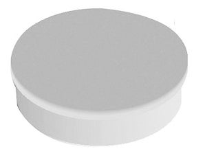 Magnet rund 20 mm vit 10 st/fp