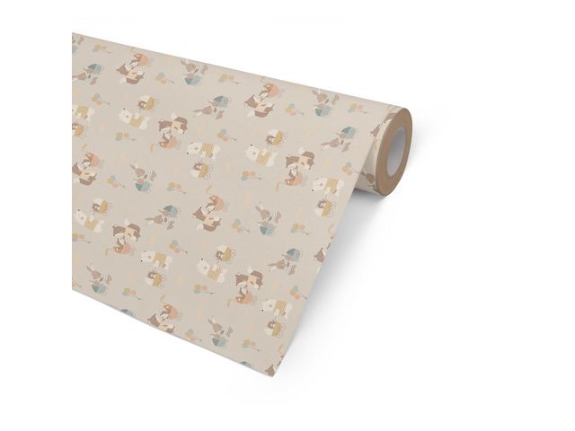Presentpapper Minibuddy kraft 57cmx154m