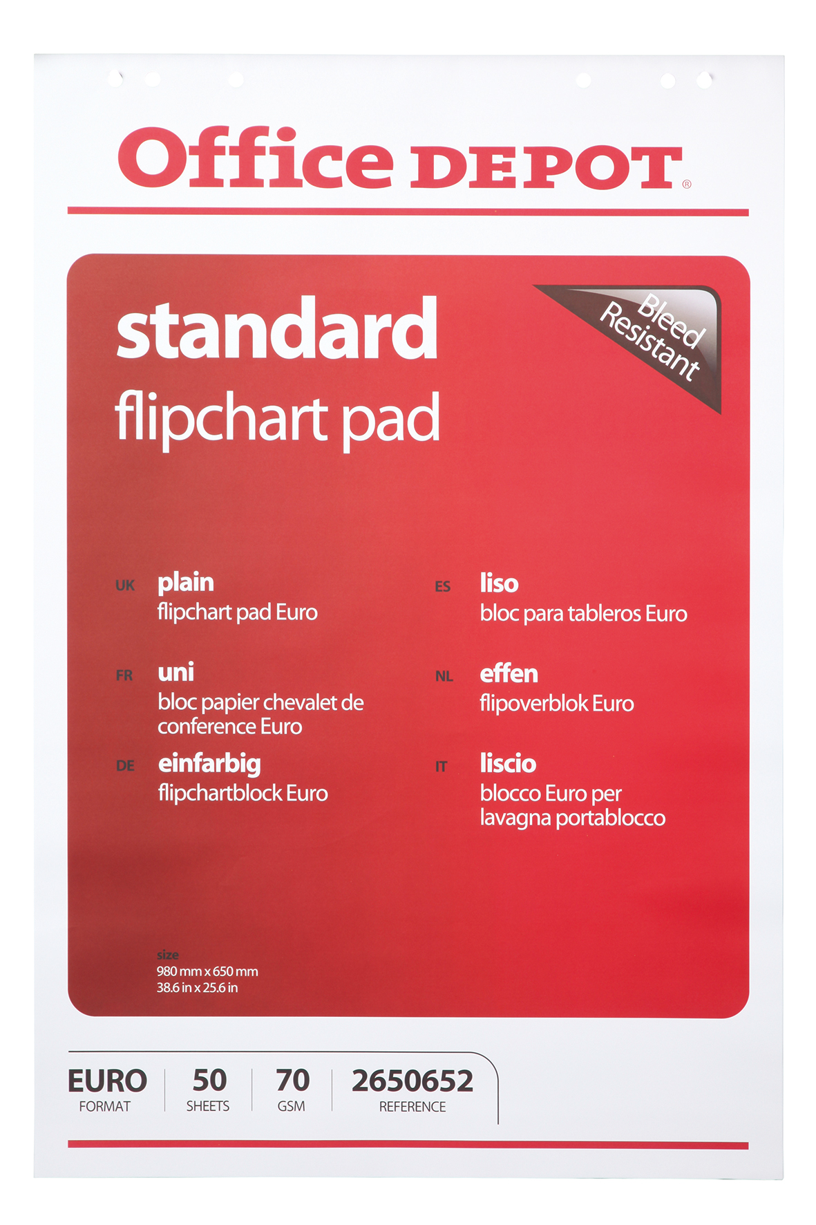 Blädderblock OD 50blad 5/fp