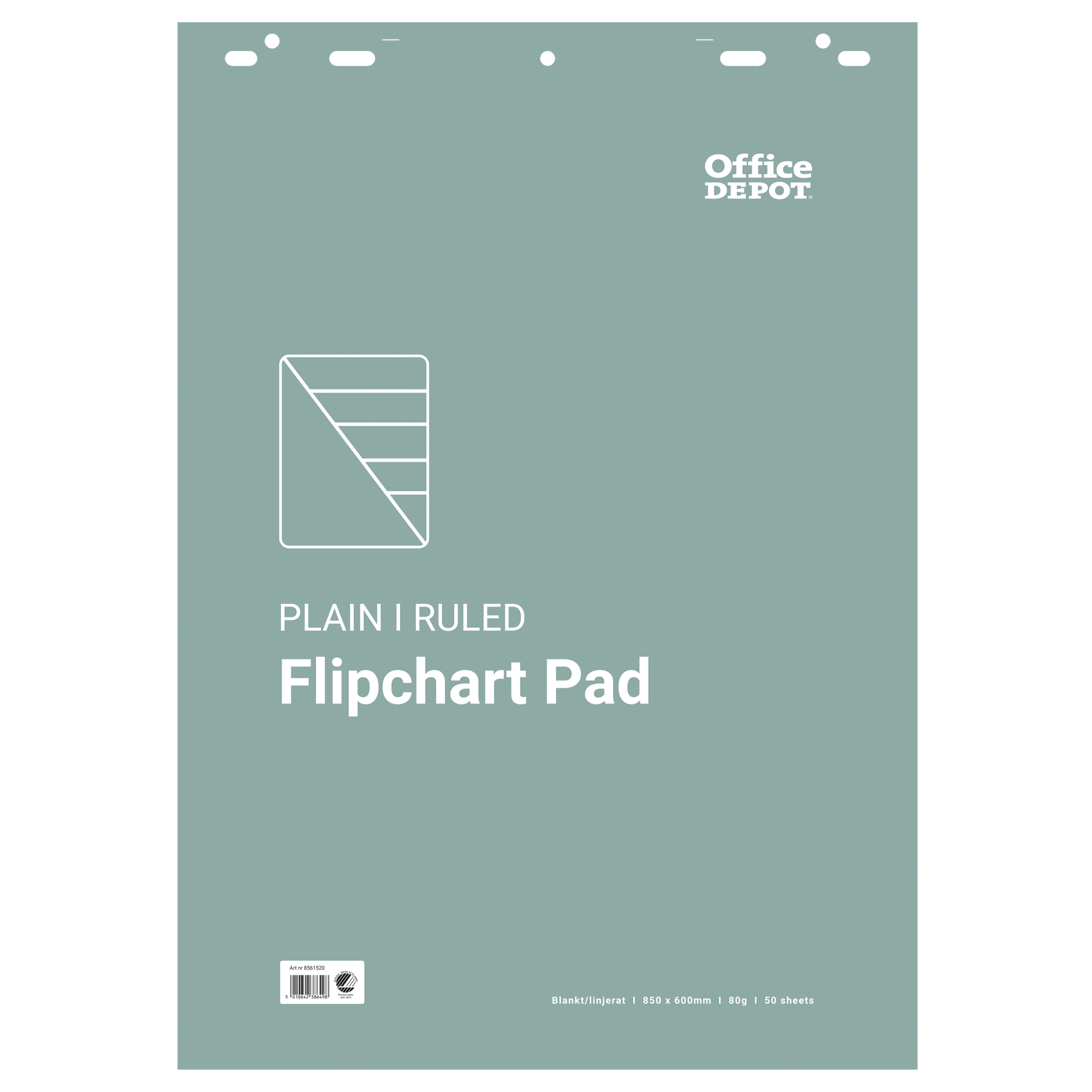 Blädderblock 60x85 linj/olinj