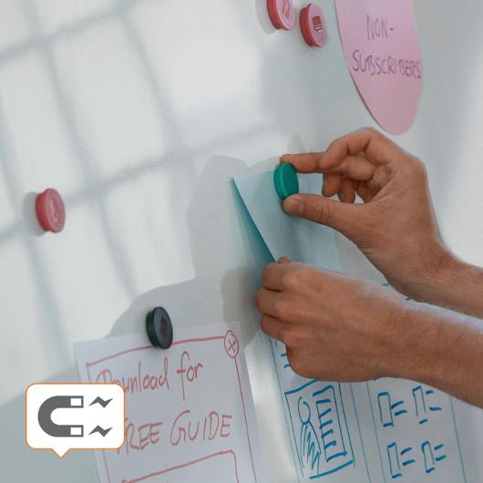 Whiteboard Premium Plus Emalj 1200 x 900 mm