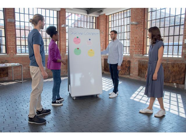 Mobil Whiteboard Move & Meet orange