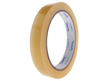 Kontorstejp LYRECO 66mx12mm klar 12/fp