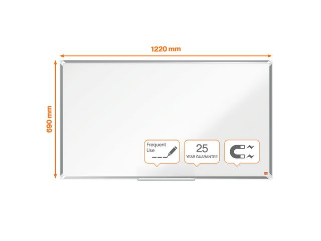 Whiteboard Premium Plus Bred Emalj 55"