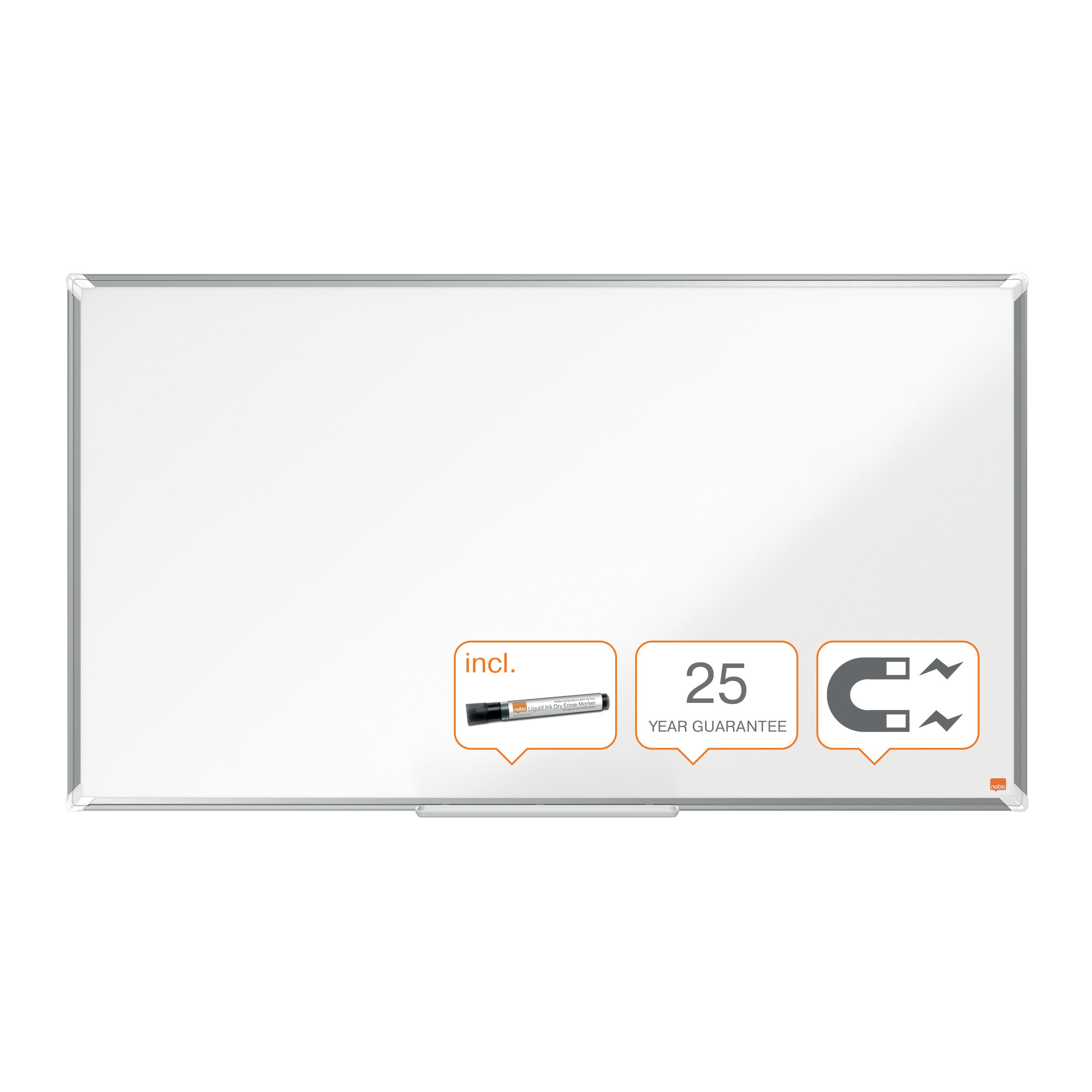 Whiteboard Premium Plus Bred Emalj 55"
