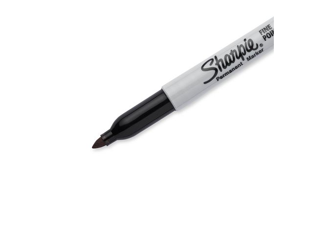Märkpenna SHARPIE F svart v.pack 20+4/fp