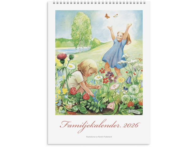 Familjekalender Kerstin Frykstrand 2026
