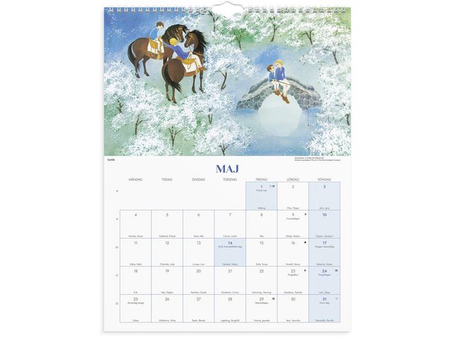 Väggkalender Ilon Wikland 2026