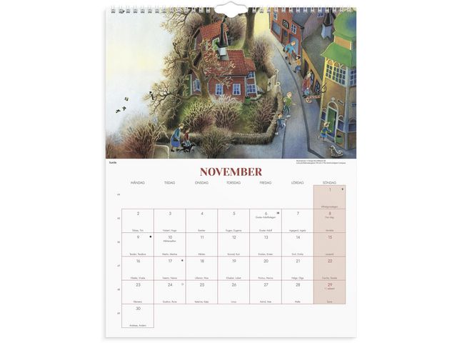 Väggkalender Ilon Wikland 2026