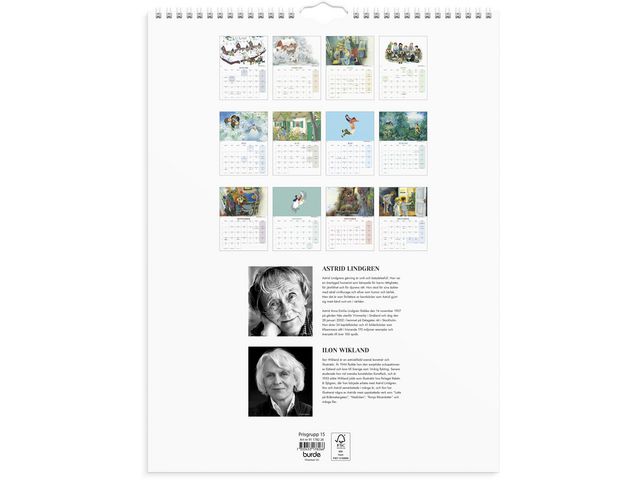 Väggkalender Ilon Wikland 2026