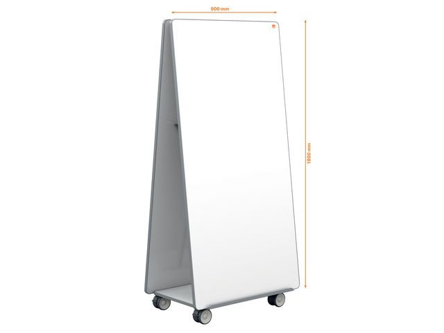 Mobil Whiteboard - Move & Meet bassystem grå
