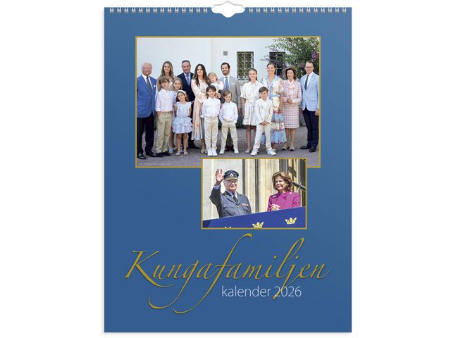 Väggkalender Kungafamiljen 2026