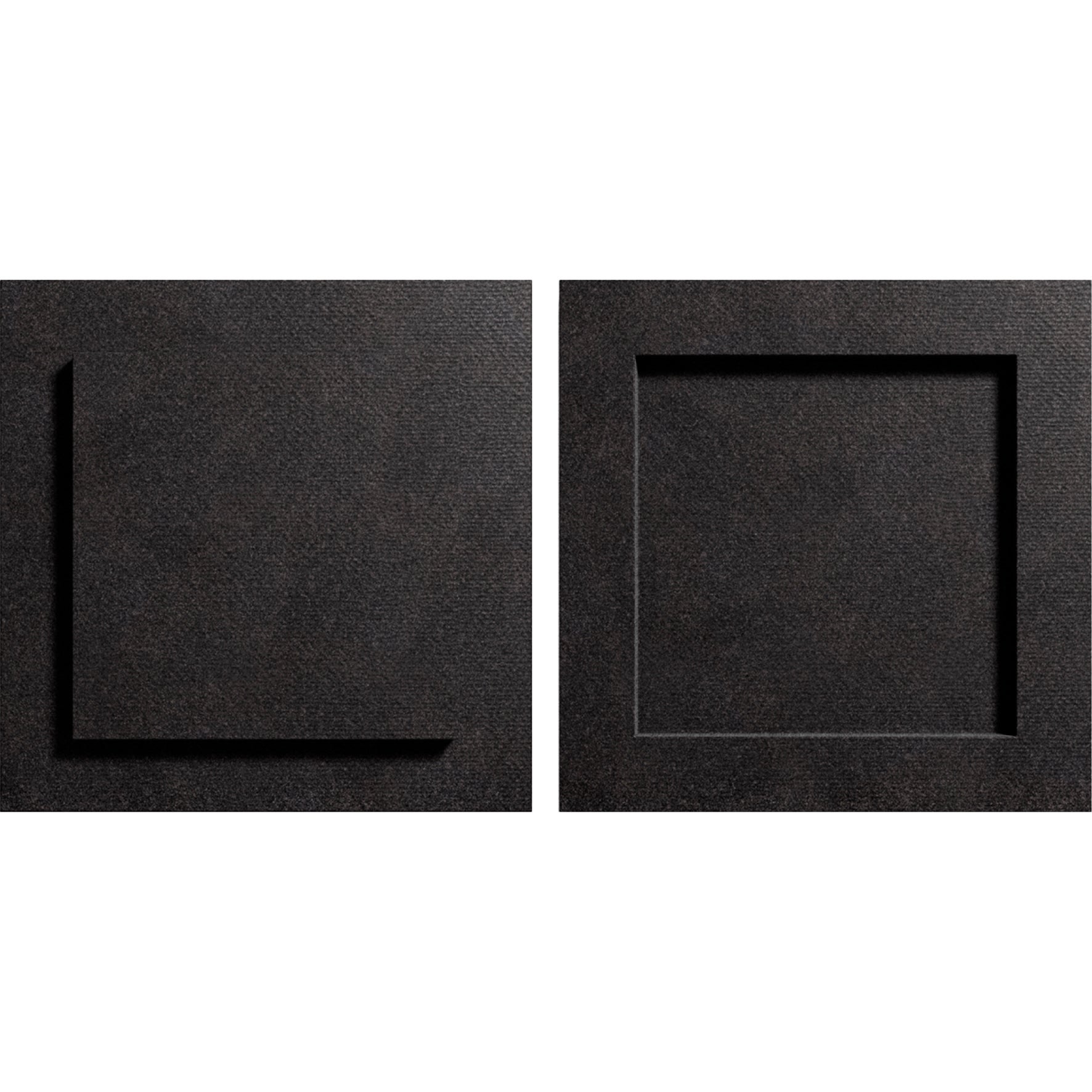 Ljudabsorbent Modern 2-pack svart