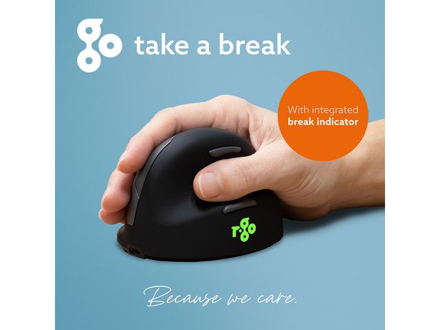 Mus Ergonomisk R-GO Large Höger Trådlös