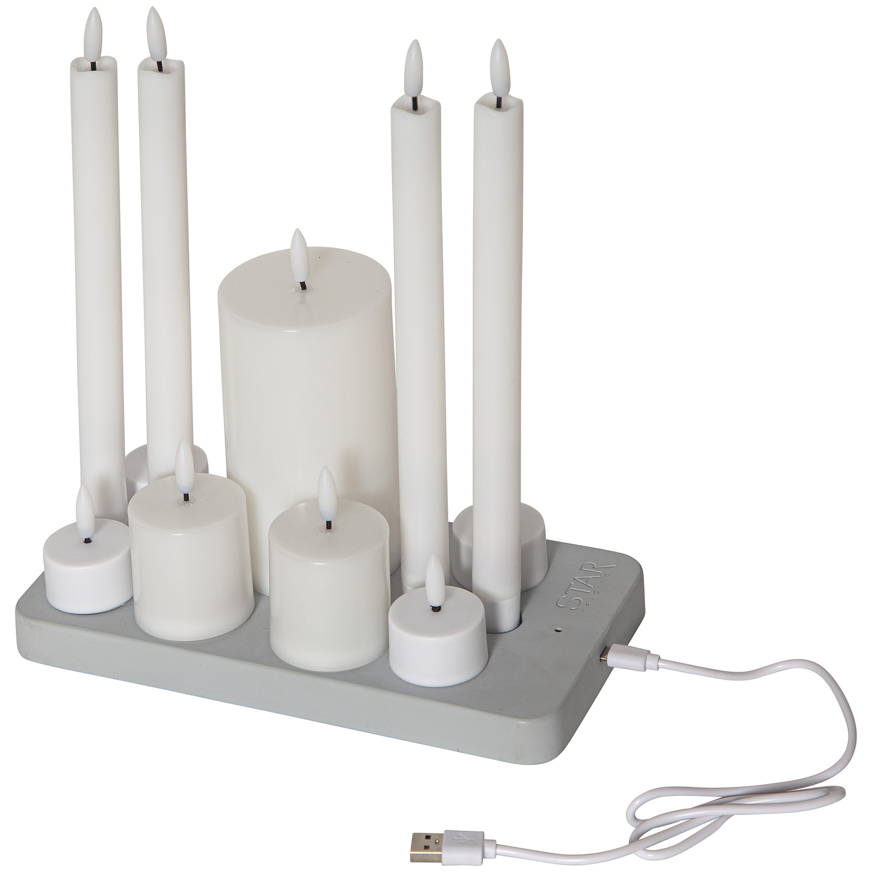 LED Ljus Flamme Charge Mix