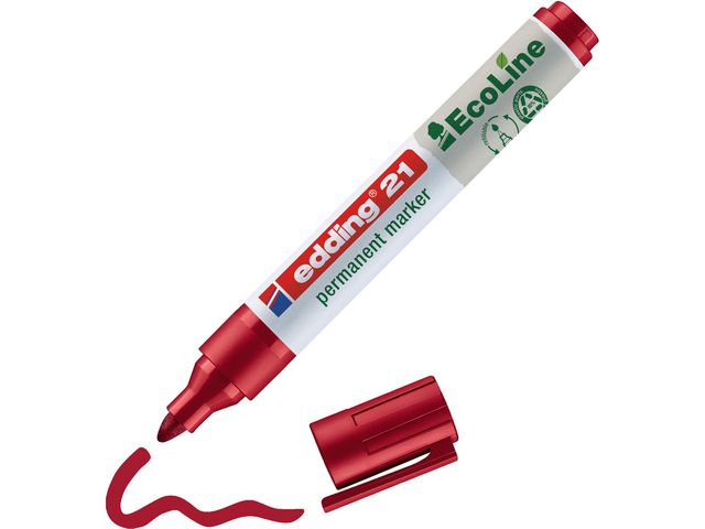 Märkpenna EDDING Ecoline 21 röd
