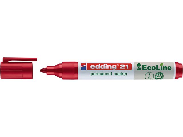 Märkpenna EDDING Ecoline 21 röd