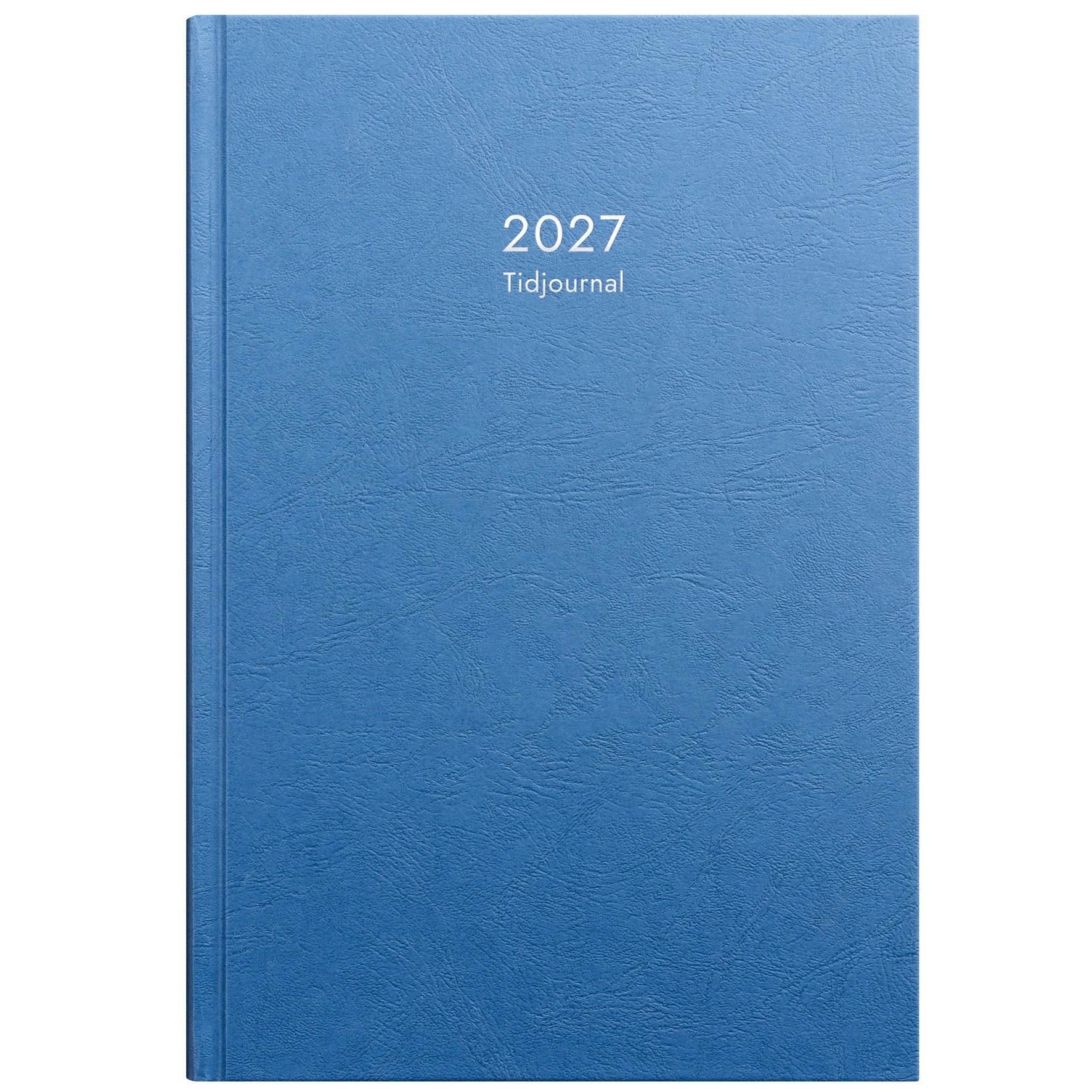 Kalender Tidjournal 2027 kartong blå Burde
