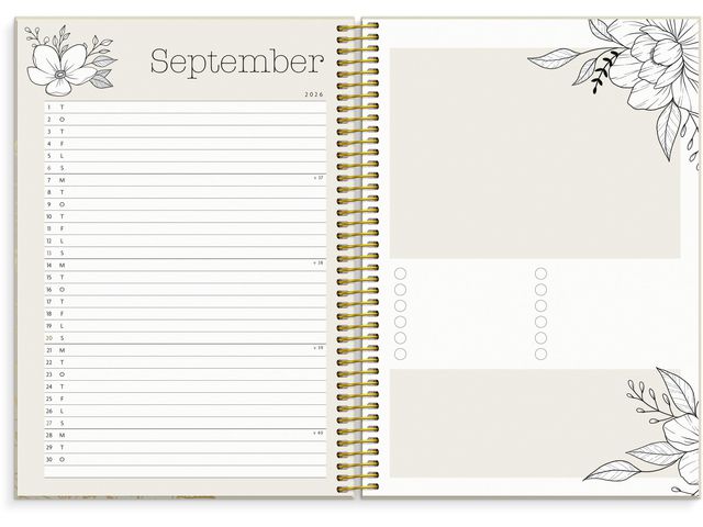 Life Planner 2026 Bloom