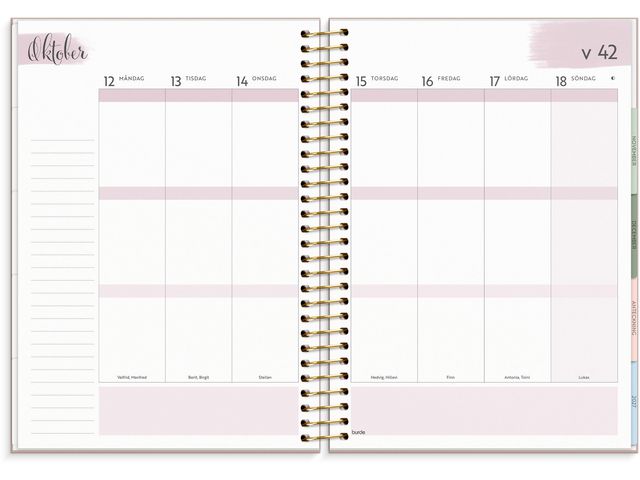 Life Organizer rosa 2026