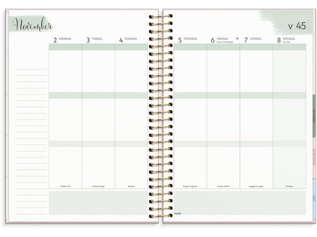 Life Organizer rosa 2026