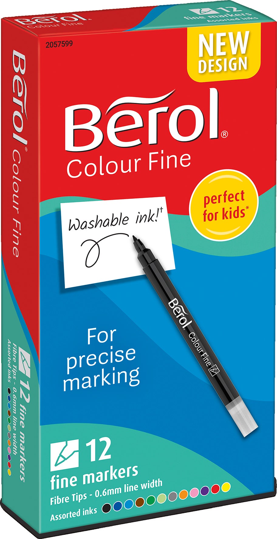 Tuschpennor Berol Fine 12 st/fp
