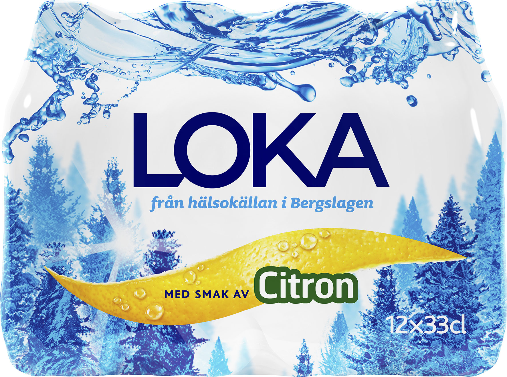 Mineralv. Loka citron PET 33cl