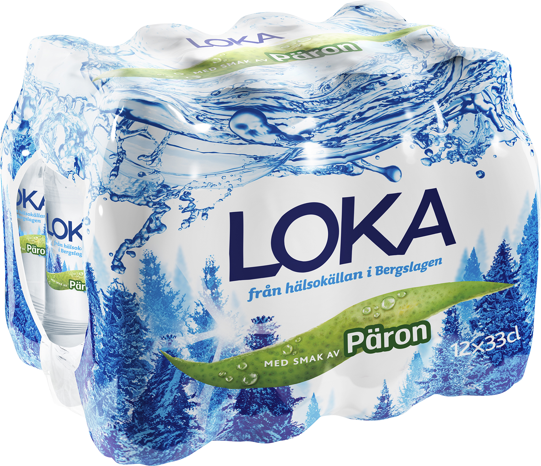 Mineralv. Loka päron PET 33cl