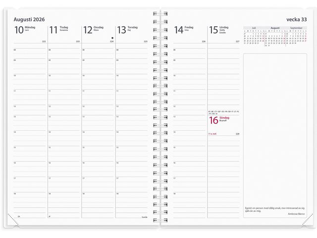 Kalender 2026 Business 4i1