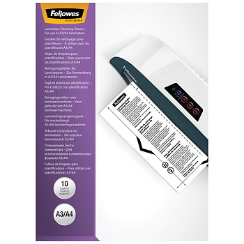 Rengöringsark laminator A4 10f
