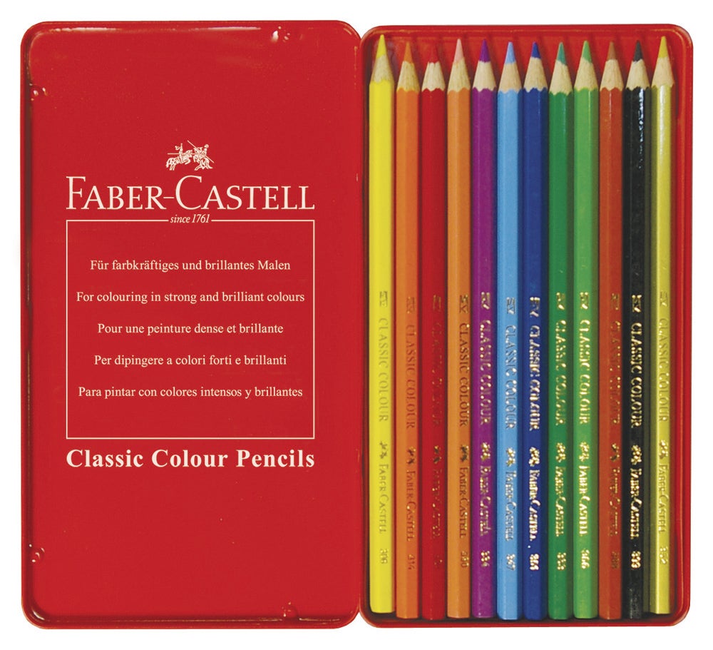 Färgpenna Faber Classic 12 st/fp