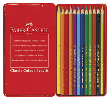 Färgpenna Faber Classic 12/fp