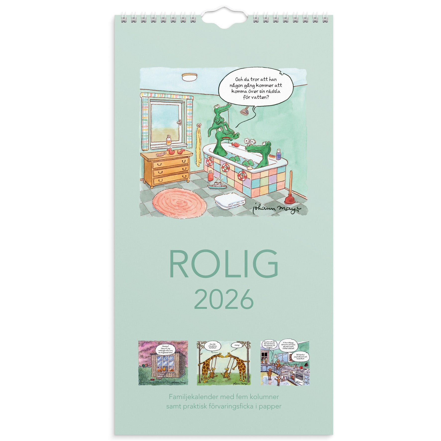 Familjekalender Rolig 2026