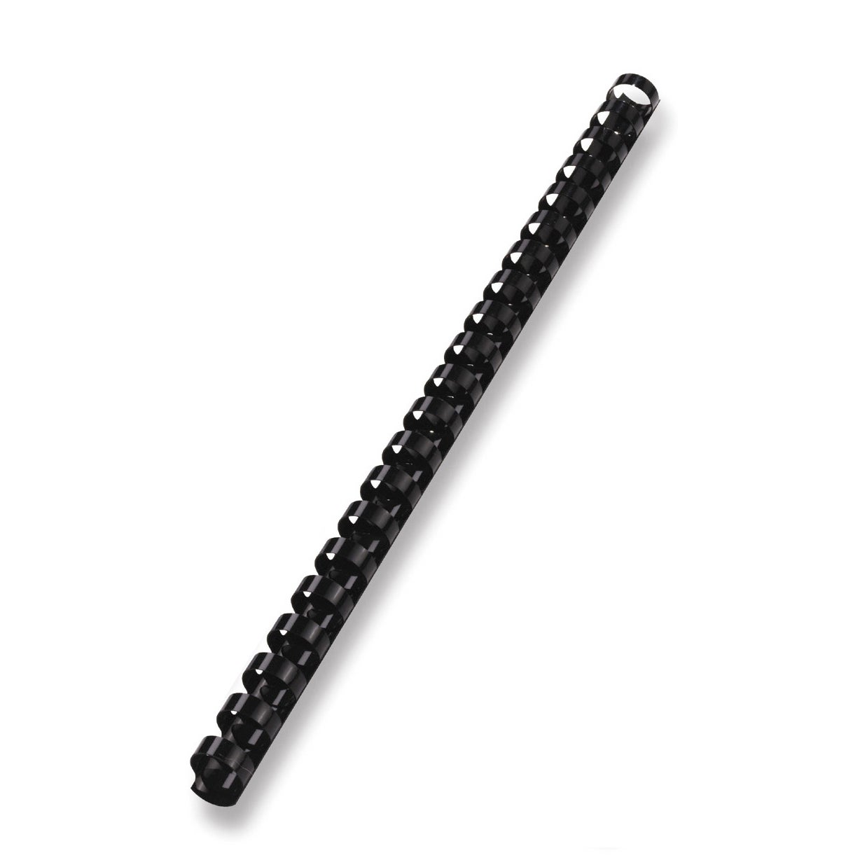 Spiralrygg 10 mm 100-pack svart