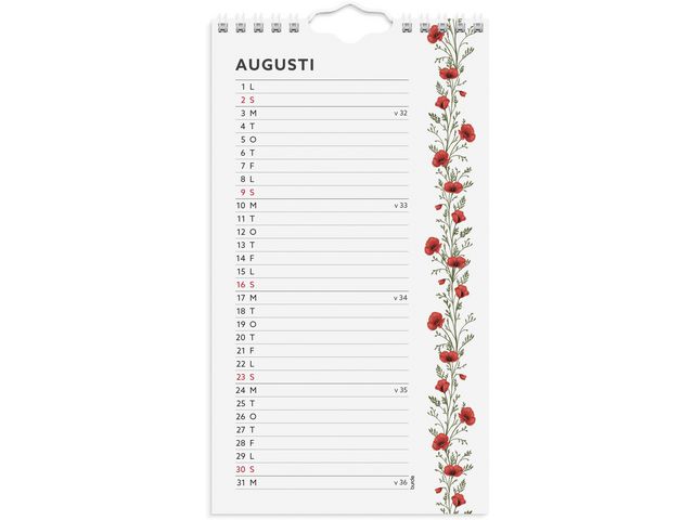 Väggkalender 2026 Mini Duo