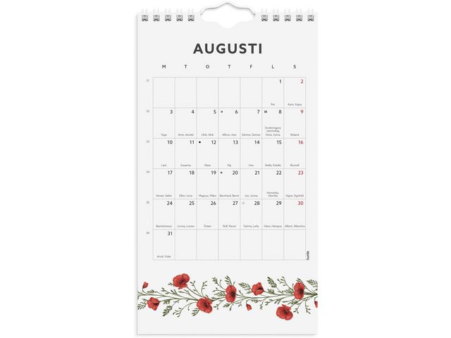 Väggkalender 2026 Mini Duo