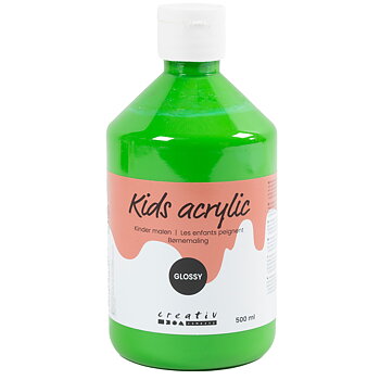 Akrylfärg blank 500ml grön