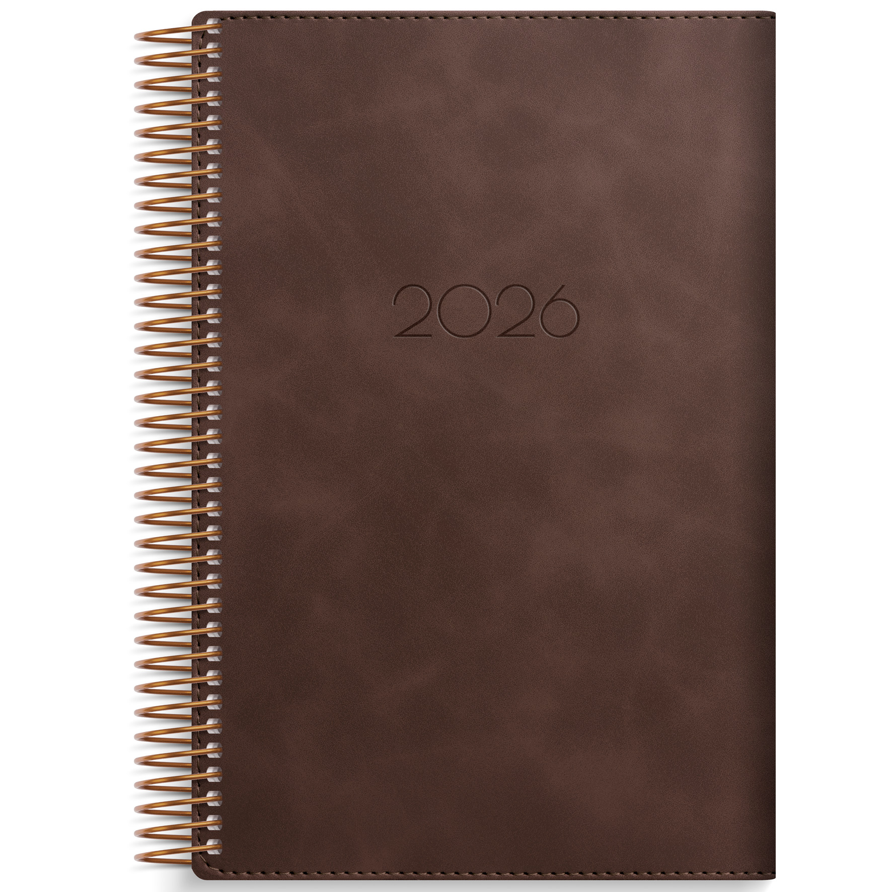 Dagbok Twist brun 2026