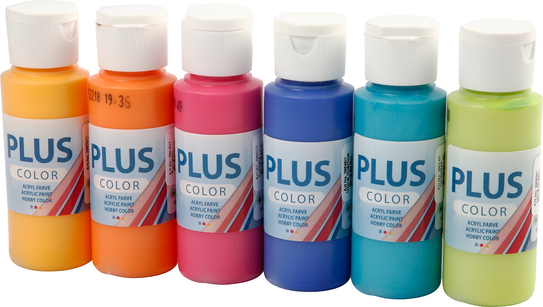 Hobbyfärg Plus Fun 6 x 60 ml