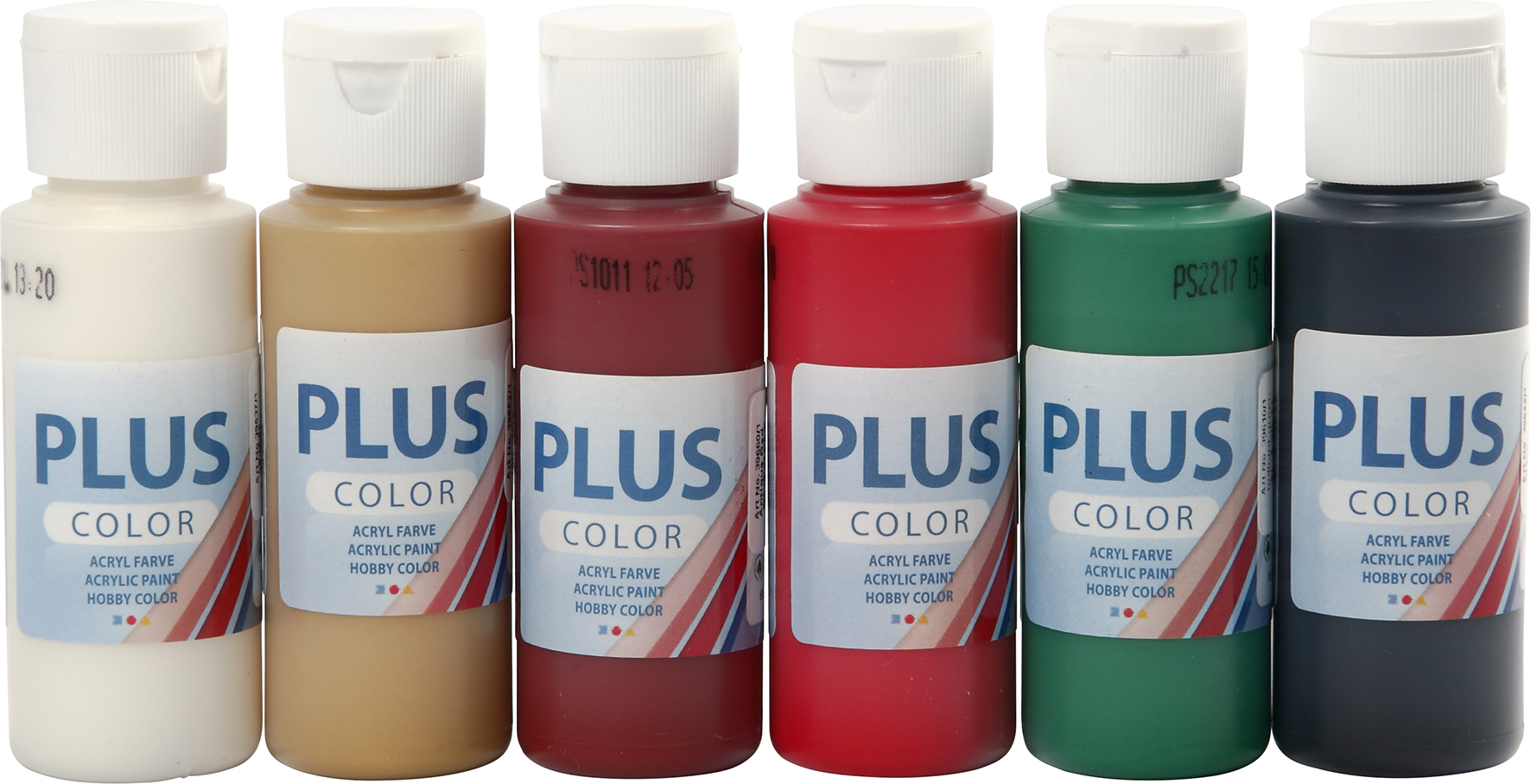 Hobbyfärg Plus Jul 6 x 60 ml