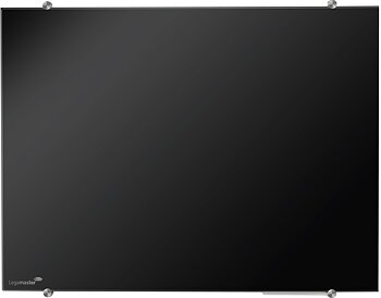 Glastavla 90x120cm svart