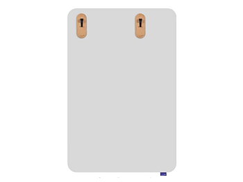 Pappershållare WOODEN magnetisk 2/fp