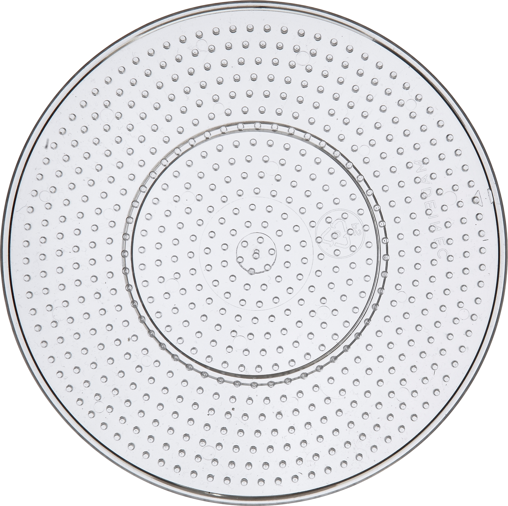 P&auml;rlplatta rund 15cm transp