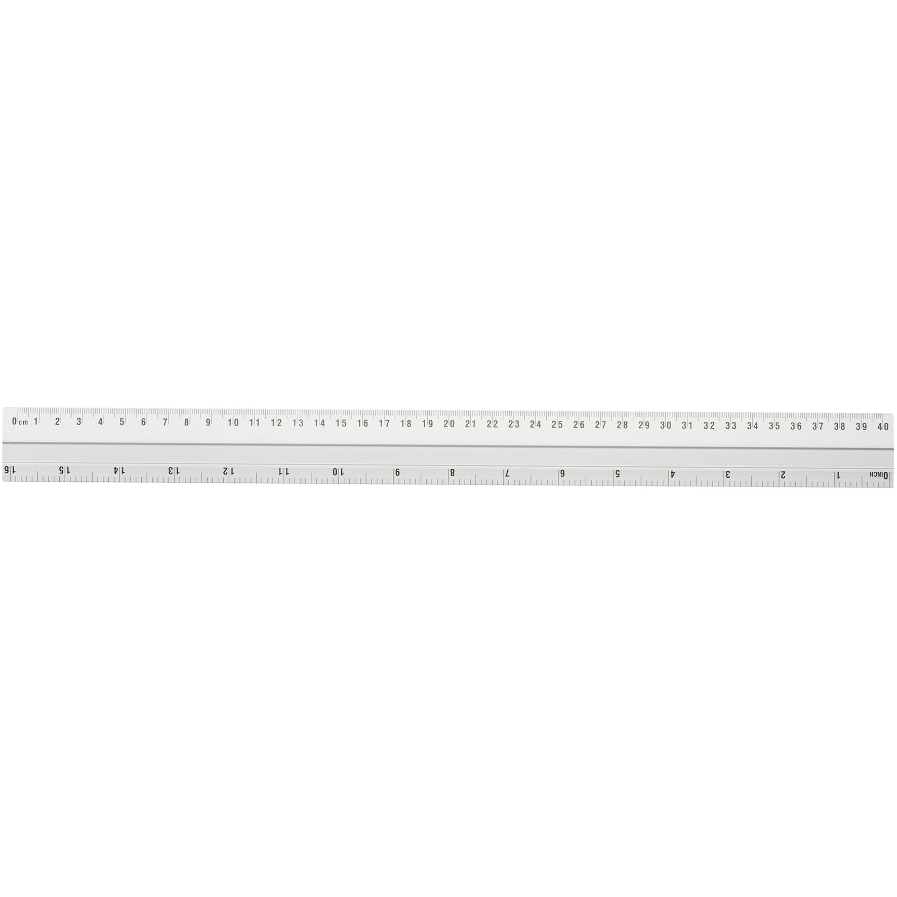 Linjal aluminium 40 cm