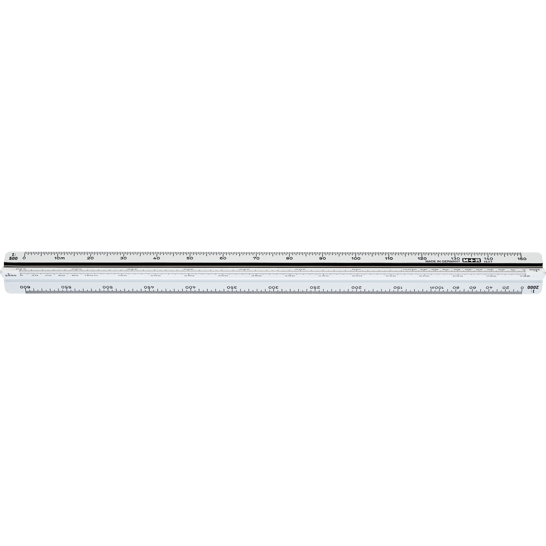 Skalstock 30cm skala 500-2500